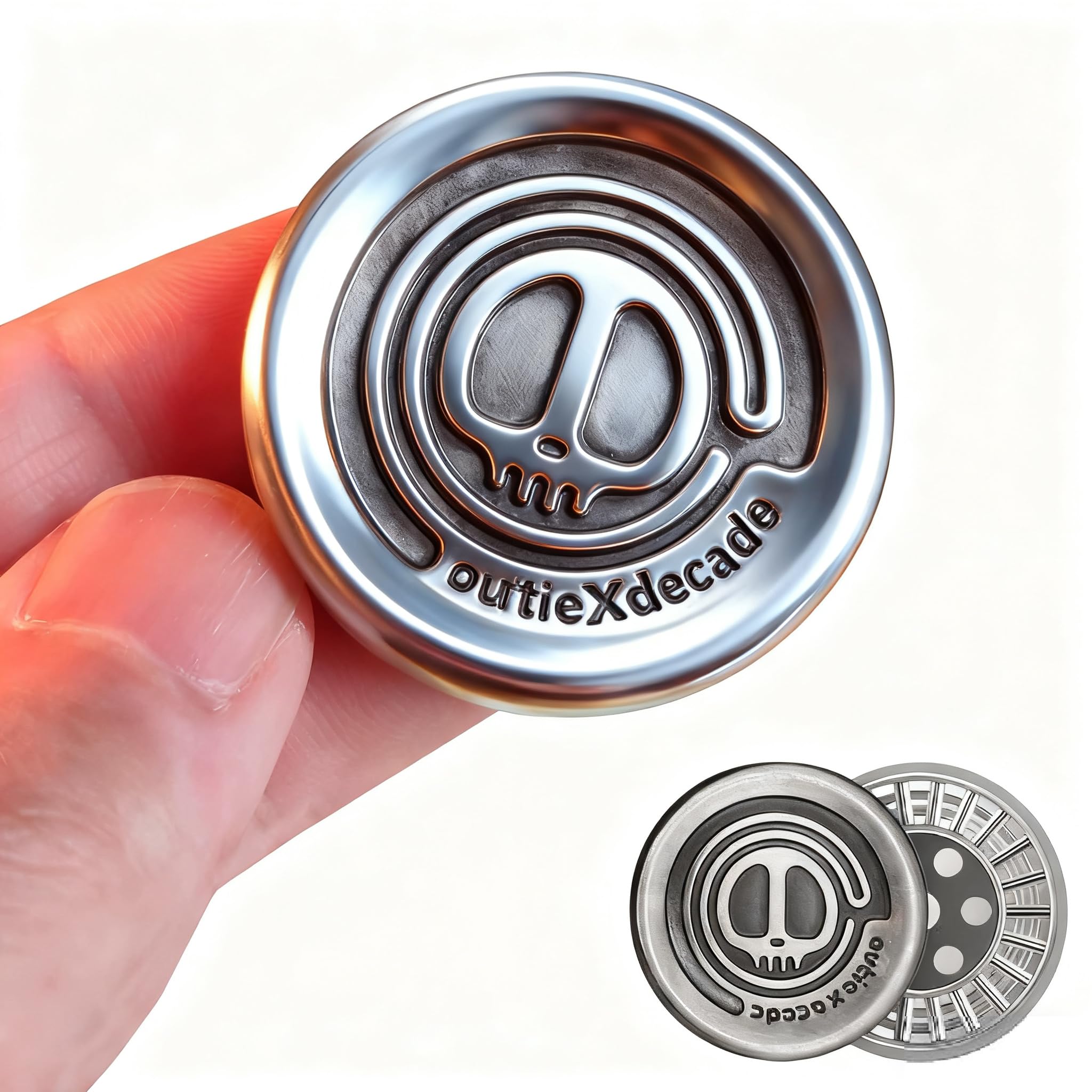 Amazon | 7JI コイン型 フィジェットトイ フィジェットスライダー 磁気